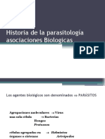 Clase0002 Historia de La Parasitologia Asociaciones Biologicas