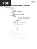 Animal Structures and Functions: I. Classification of Animals