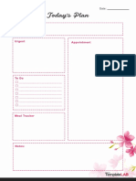 Daily Planner Template - TemplateLab - Com-5