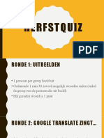 Herfst QUIZ