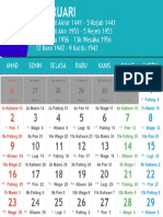 Kalender Indonesia Februari 2020