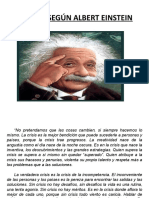 La Crisis Según Albert Einstein