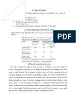 Required Pressure and Head Calculation