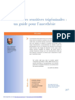 Voies Sensitive Trigeminal, Guide D Anesthesie