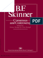 B. F. Skinner Consensus and Controversy - (Intro)