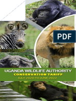 Uganda Wildlife Authority: Conservation Tariff