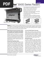 B 400 Series Radars: Low-Power FMCW Doppler Technology