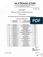 Institute of Actuaries of India: Office Order