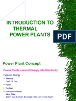 Introduction To Thermal Power Plants
