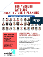 Copy of INDIA'S NO.1 COACHING FOR GATE Architecture & Planning