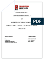 Cover Pages of Progress Reports 1,2,3,4 Formats