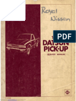 Pick Up Datsun 720 Workshop Manual