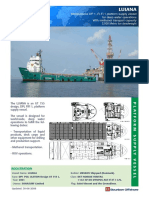 Luiana: Multipurpose DP 1, Fi-Fi 1 Platform Supply Vessel For Deep Water Operations With Methanol Transport Capacity