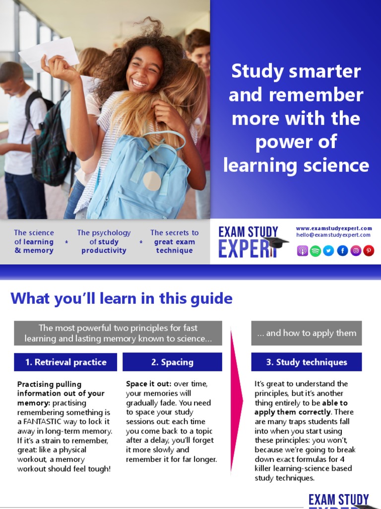Study Smarter and Remember More With The Power of Learning Science ...