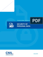 Security of Personal Data: The Cnil'S Guides - 2018 Edition