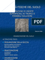 Proprietà Fisiche Del Suolo - Formazione Croste Superficiali Ai Tropici