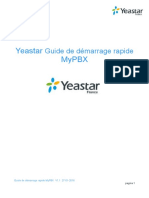 Yeastar Guide de Démarrage Rapide MyPBX PDF