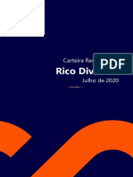 Carteira Dividendos Julho 2020