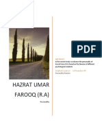 Hazrat Umar Farooq (R.A) : Personality
