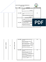 Cansuje National High School Workweek Plan