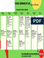 (15th June - 21st June) Weekly Webinars Schedule