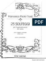 F. P. Tosti 25 Solfeggi PDF