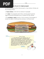 Activity Sheet in English Q1