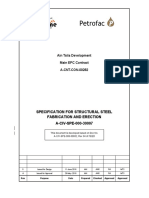 A-CIV-SPE-000-30007 - Rev-0 - Specification For STR Steel Fab & Erection PDF