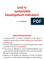 Unit 4 Sustainable Development Indicators