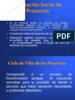 Evaluación Social Proyectos