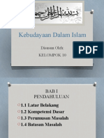 Kebudayaan Dalam Islam