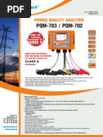 PQM-703 / PQM-702: Power Quality Analyzer