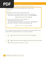 D. Fractions and Mixed Numbers On The Number Line