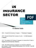 Indian Insurance Sector: Group 4 Section A Mba Ii Financial Service Course Instructor: Prof. S.B.Mishra