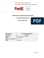 Department of Petroleum Engineering Faculty of Engineering Soran University