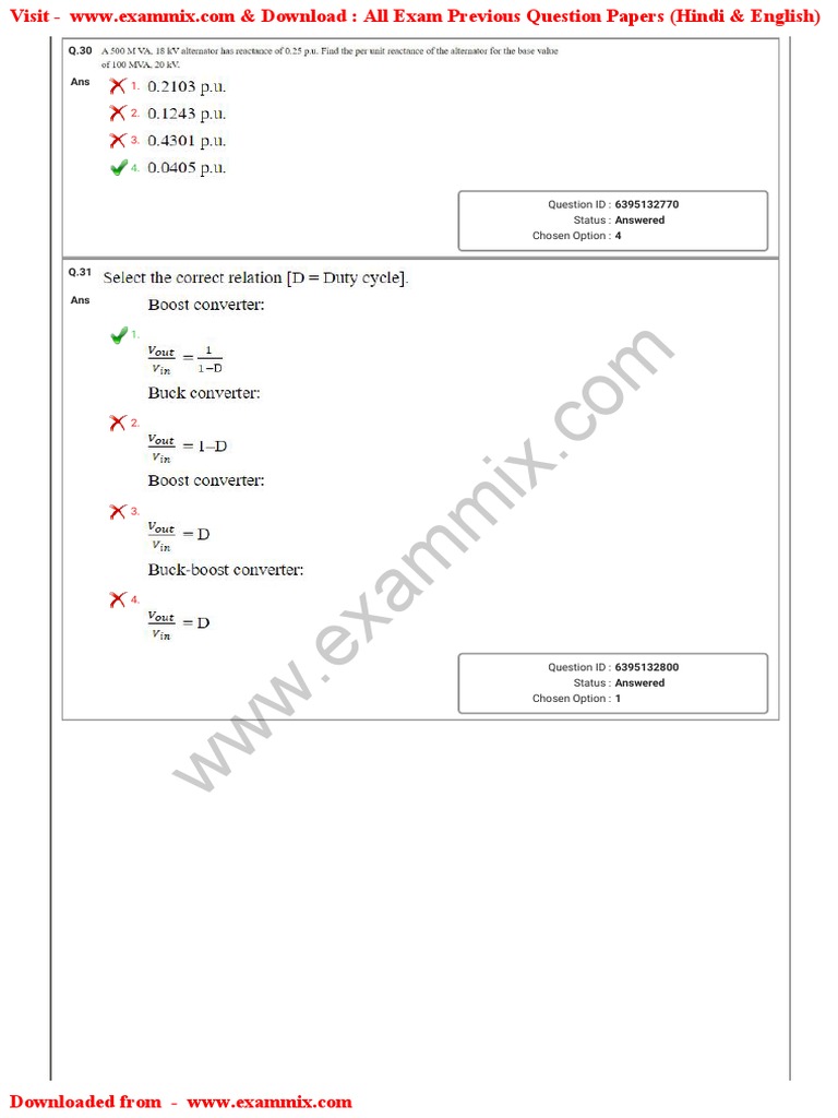 11 DMRC AM Electrical Questions Paper 26 February 2020 3rd Shift Page 9 ...