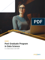 Post Graduate Program in Data Science with Purdue & IBM