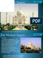 Taj Mahal Tour Itinerary