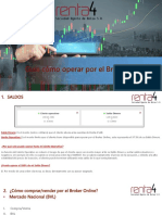 Guia Cómo Operar Por El Broker Online R4 PDF