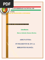 Tarea 1.3 Unidad 1. F. Bibliotecologia