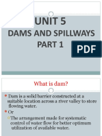 Unit 5 Dams and Spillways