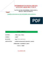 Analisis Instrumental de Metales y Metales. Tarea 1