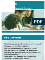 Identifying A Research Problem: Power Point Slides by Ronald J. Shope in Collaboration With John W. Creswell
