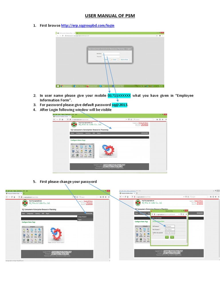 PSM User Manual for Employee Portal | PDF | Career & Growth | Finance ...