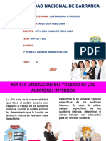 NÍA 610 UTILIZACIÓN DEL TRABAJO DE LOS AUDITORES.pptx