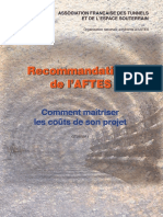 AFTES GT25R2F1 Maitrise Couts Projet PDF