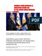 Alberto Fernández Como Reducir La Población Argentina Según Los Protocolos Del Nuevo Orden Mundial (Video + Informe)