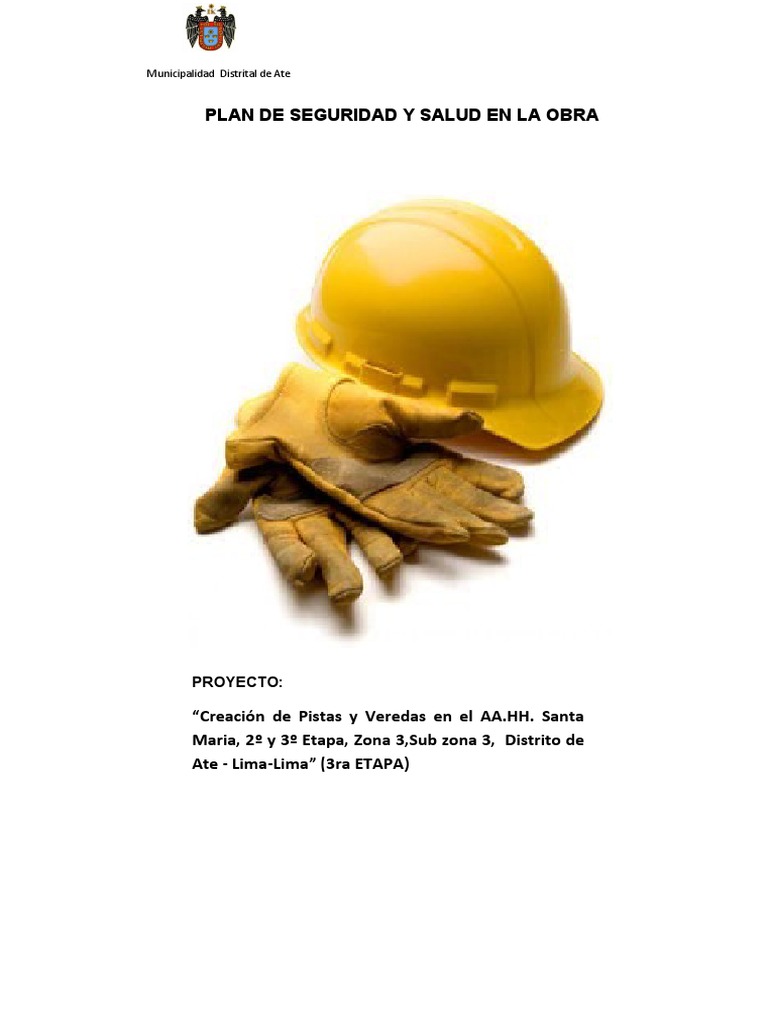 Plan de Seguridad y Salud en Obra | PDF | Seguridad | Encendiendo