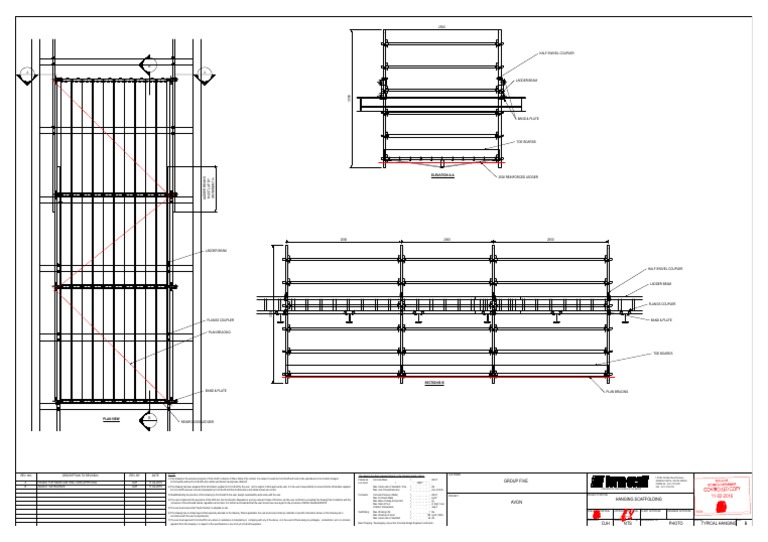 Hanging Scaffolding Rev B-Layout1 | PDF | Scaffolding | Economic Sectors