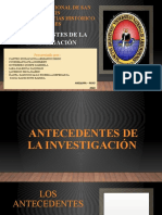 ANTECEDENTES DE LA INVESTIGACIÓN.